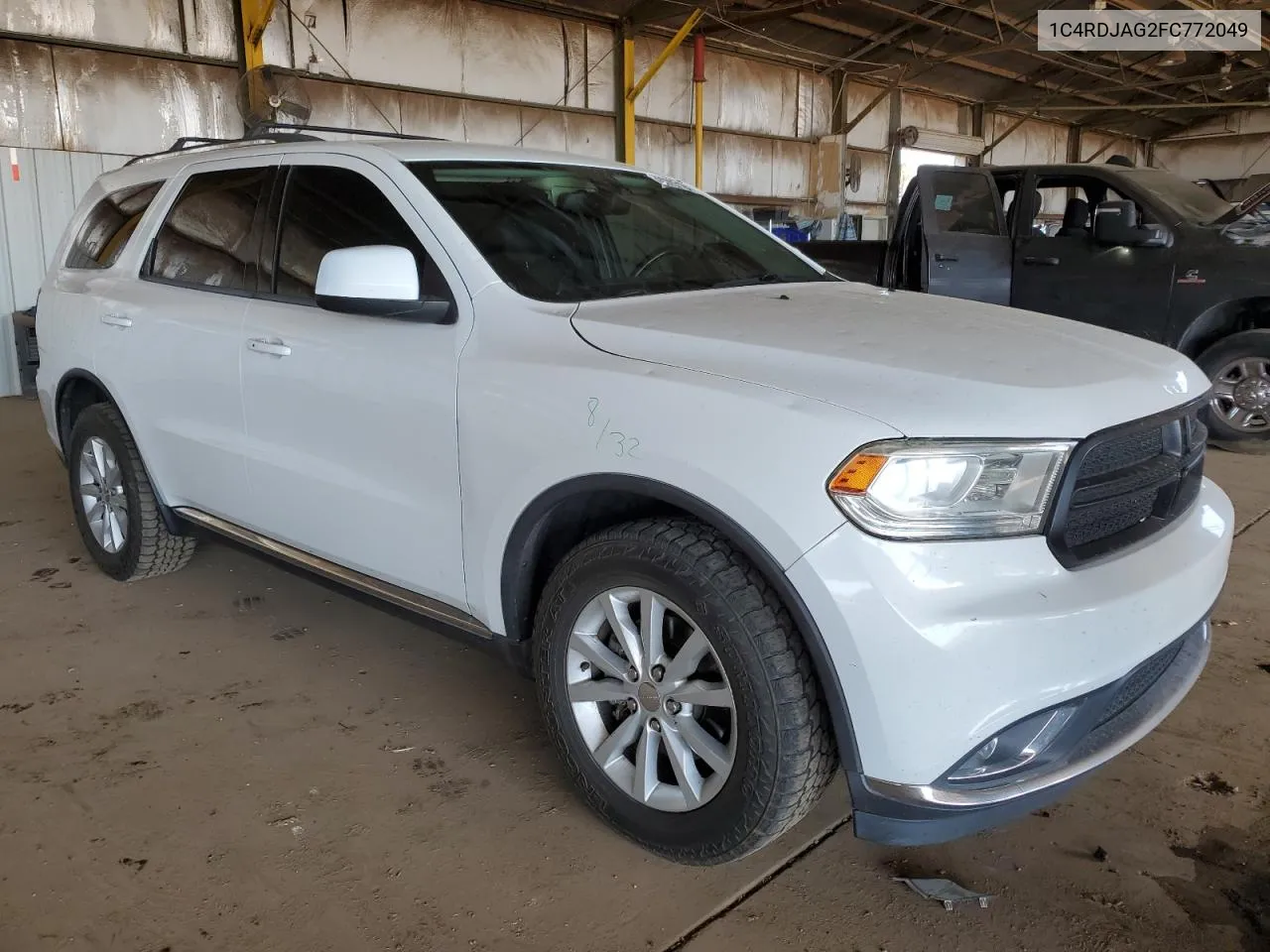 2015 Dodge Durango Sxt VIN: 1C4RDJAG2FC772049 Lot: 63707194