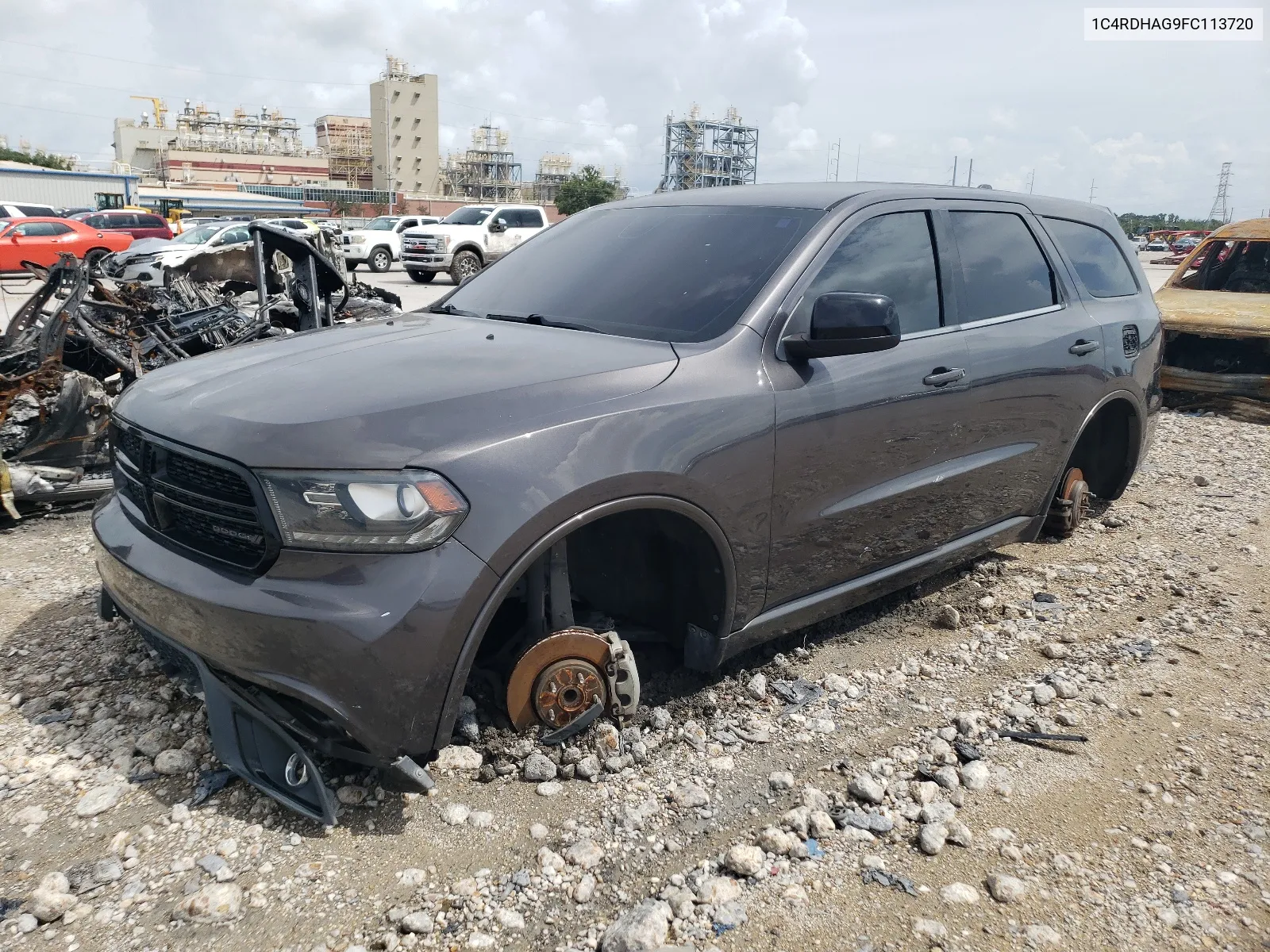 2015 Dodge Durango Sxt VIN: 1C4RDHAG9FC113720 Lot: 64191214