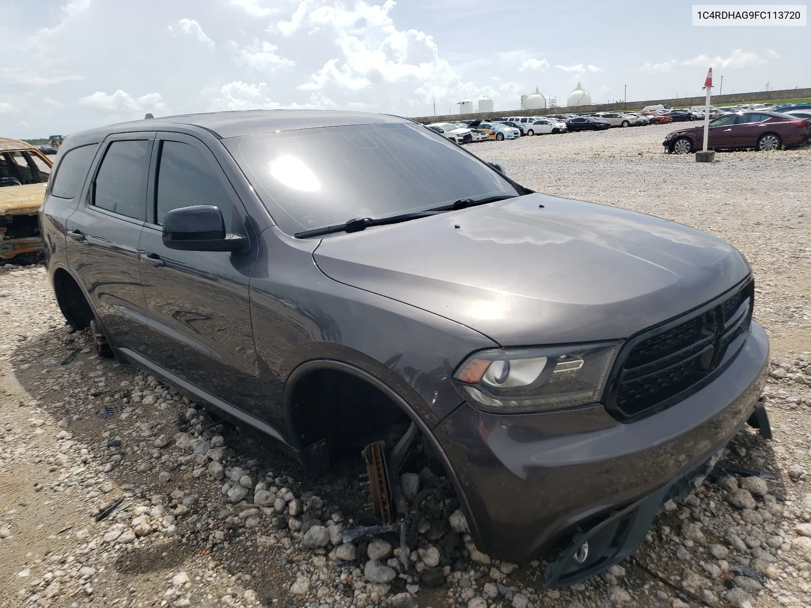 2015 Dodge Durango Sxt VIN: 1C4RDHAG9FC113720 Lot: 64191214