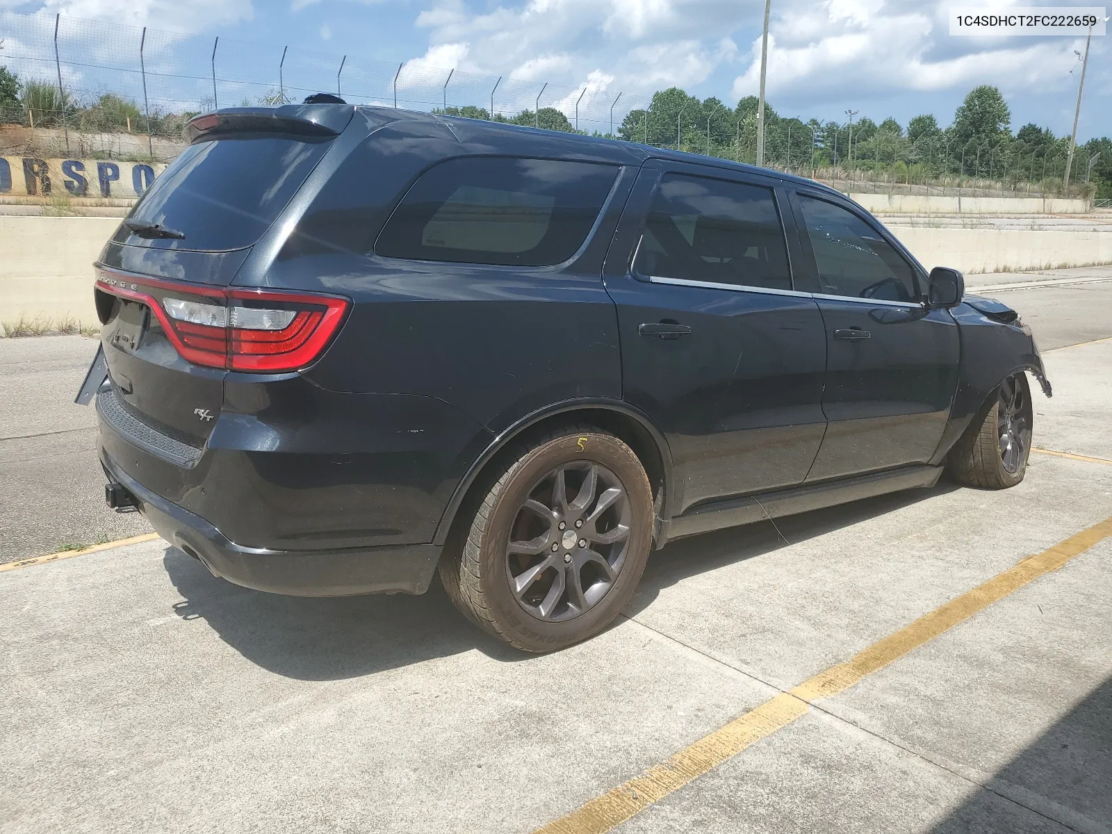 2015 Dodge Durango R/T VIN: 1C4SDHCT2FC222659 Lot: 64202954