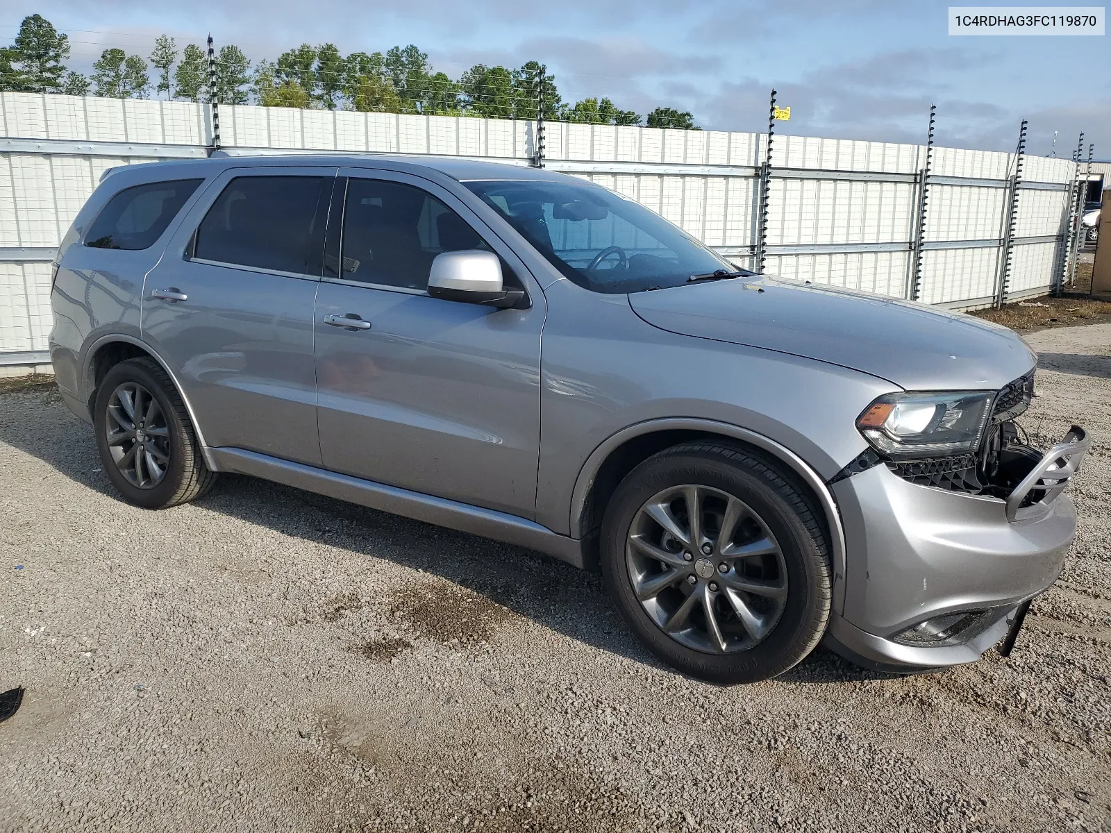 2015 Dodge Durango Sxt VIN: 1C4RDHAG3FC119870 Lot: 64472004