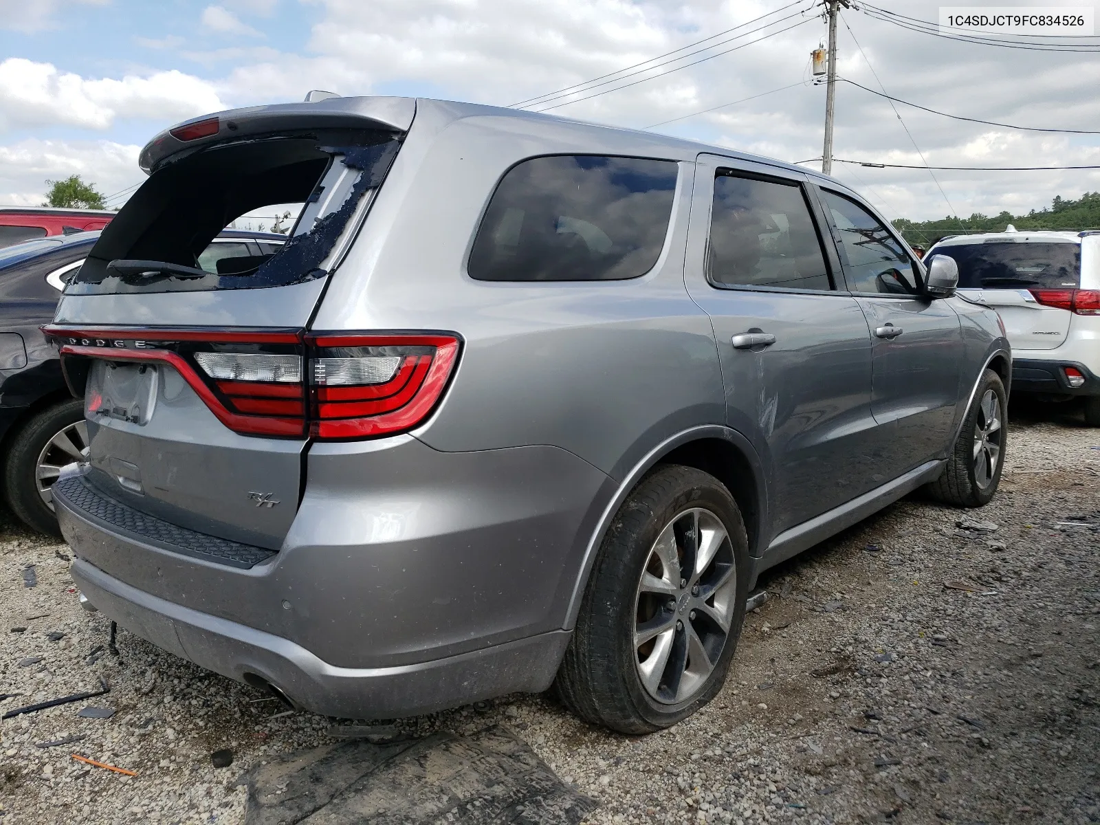 2015 Dodge Durango R/T VIN: 1C4SDJCT9FC834526 Lot: 64980314