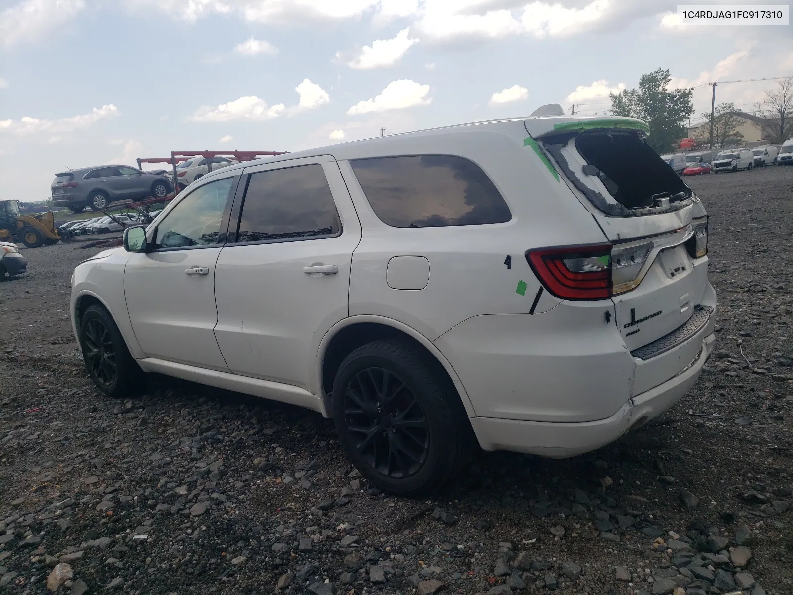 2015 Dodge Durango Sxt VIN: 1C4RDJAG1FC917310 Lot: 66424374