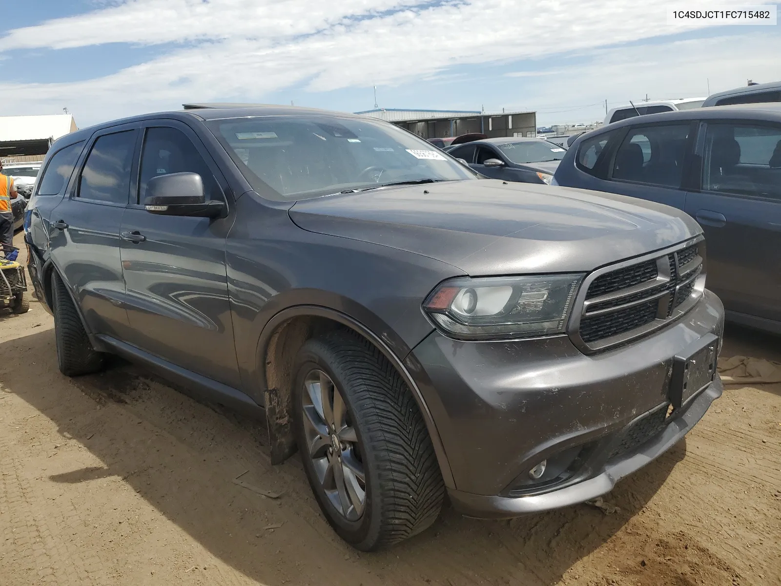 2015 Dodge Durango R/T VIN: 1C4SDJCT1FC715482 Lot: 66567694