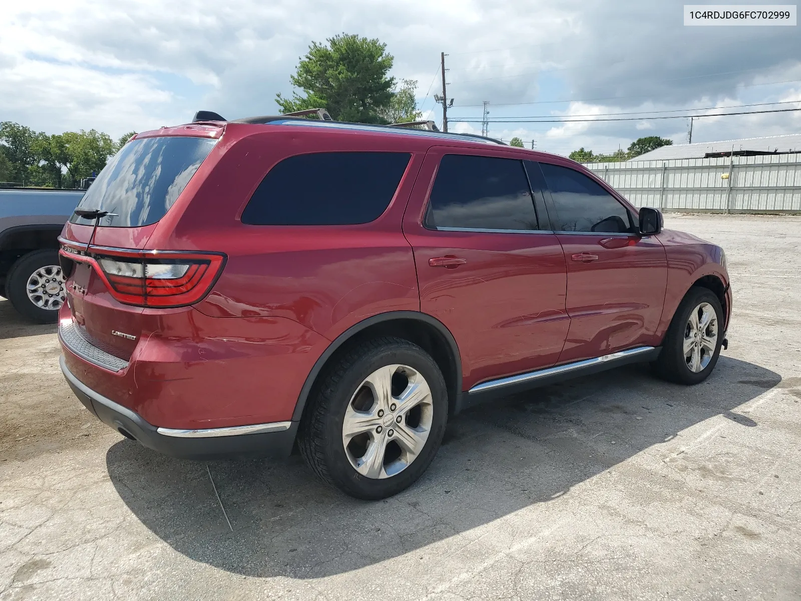 2015 Dodge Durango Limited VIN: 1C4RDJDG6FC702999 Lot: 67048554