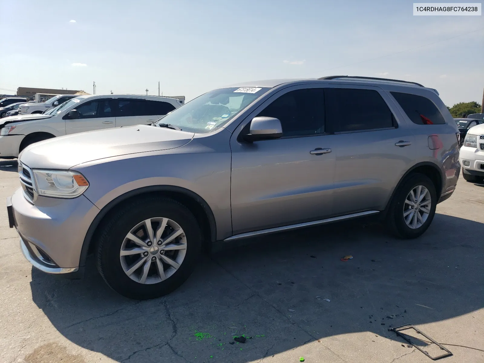 2015 Dodge Durango Sxt VIN: 1C4RDHAG8FC764238 Lot: 67315614