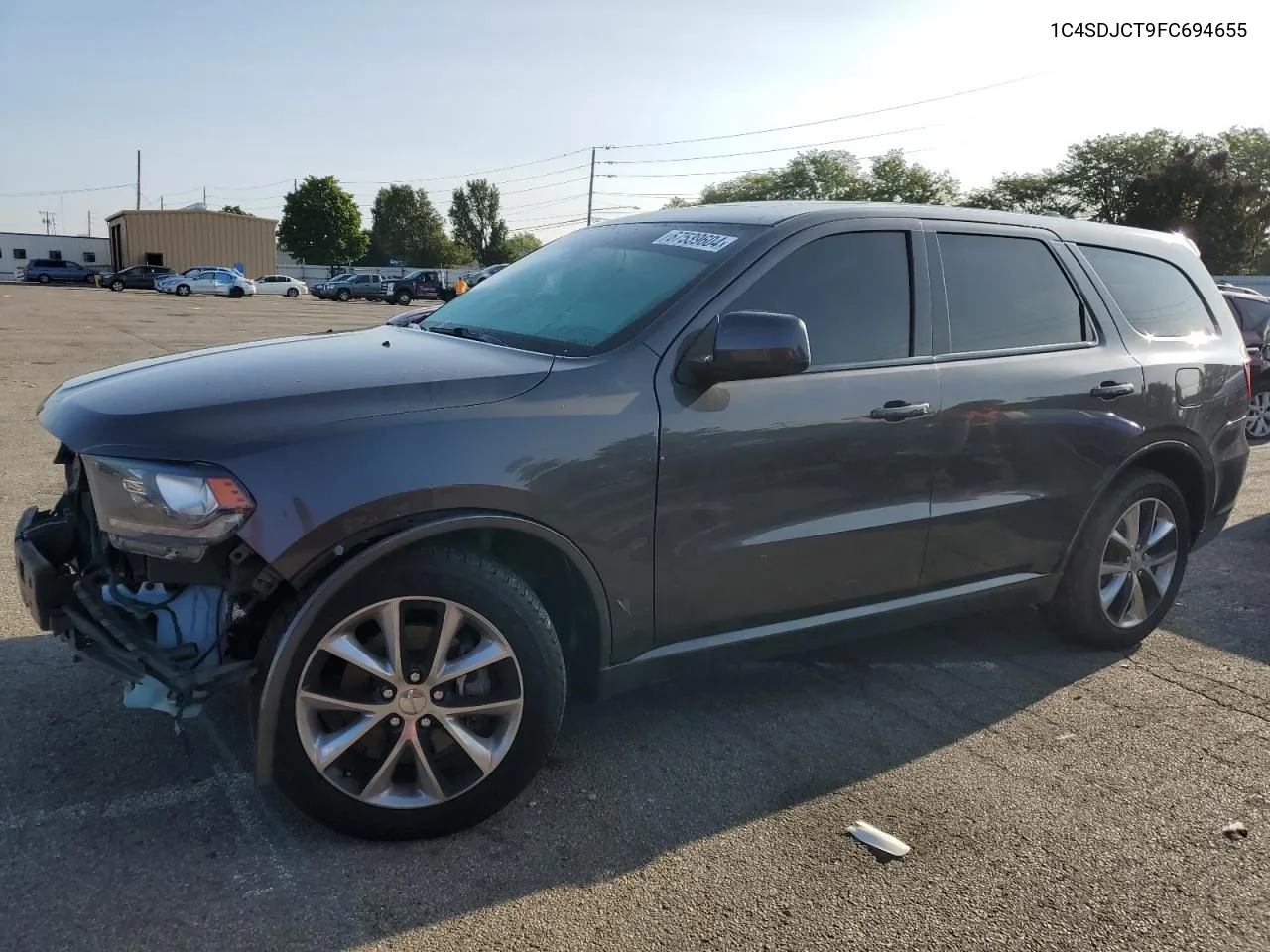 2015 Dodge Durango R/T VIN: 1C4SDJCT9FC694655 Lot: 67539604