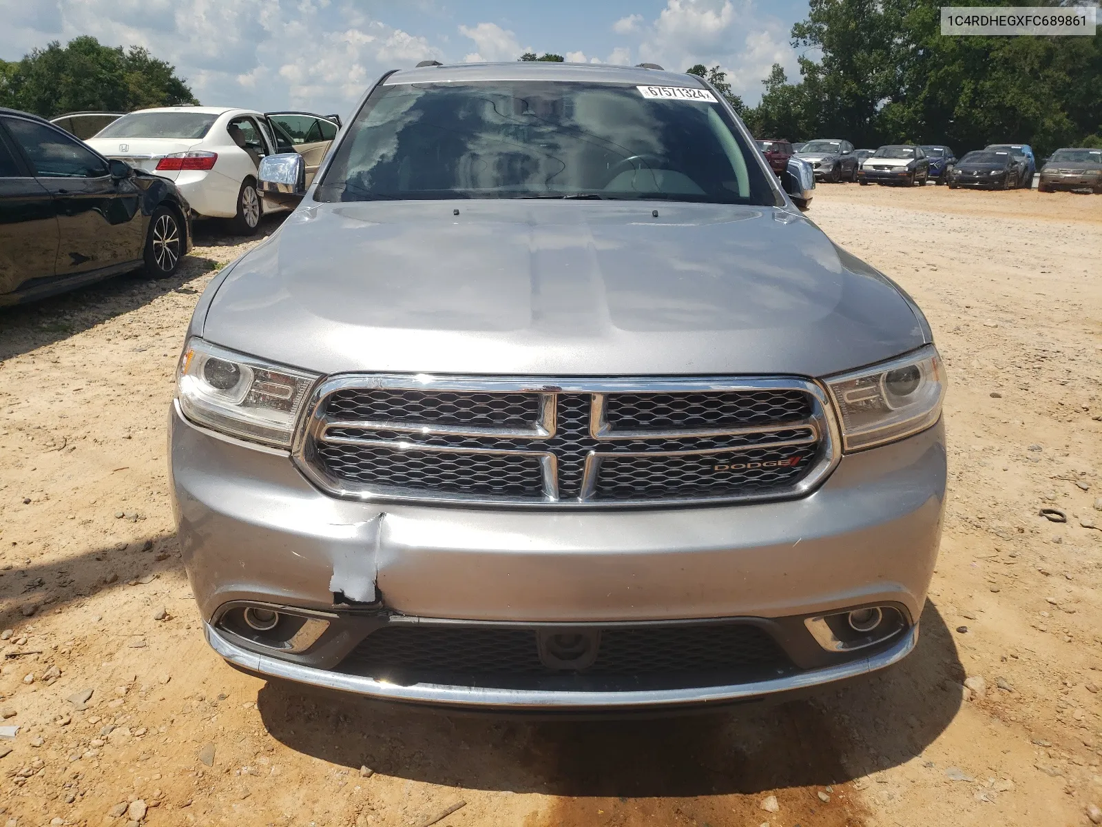 1C4RDHEGXFC689861 2015 Dodge Durango Citadel