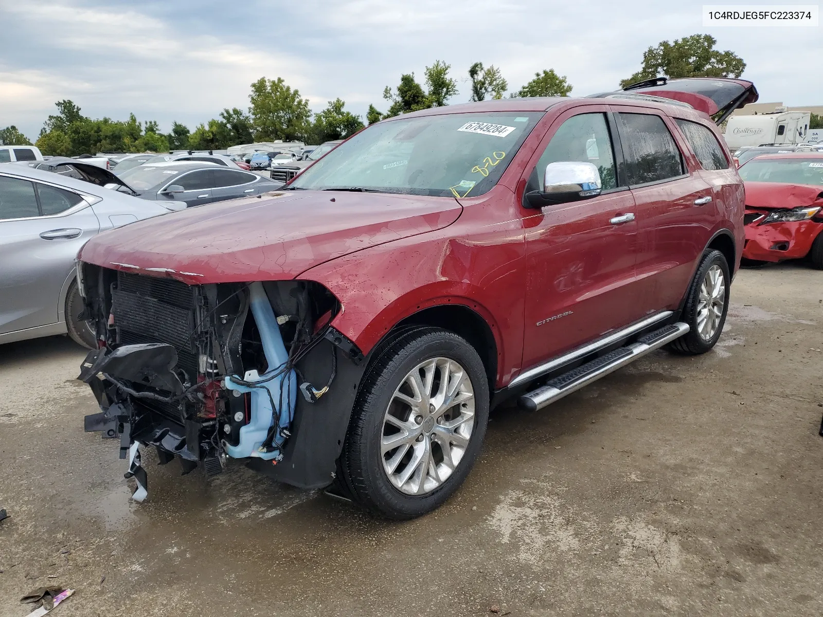 2015 Dodge Durango Citadel VIN: 1C4RDJEG5FC223374 Lot: 67849284