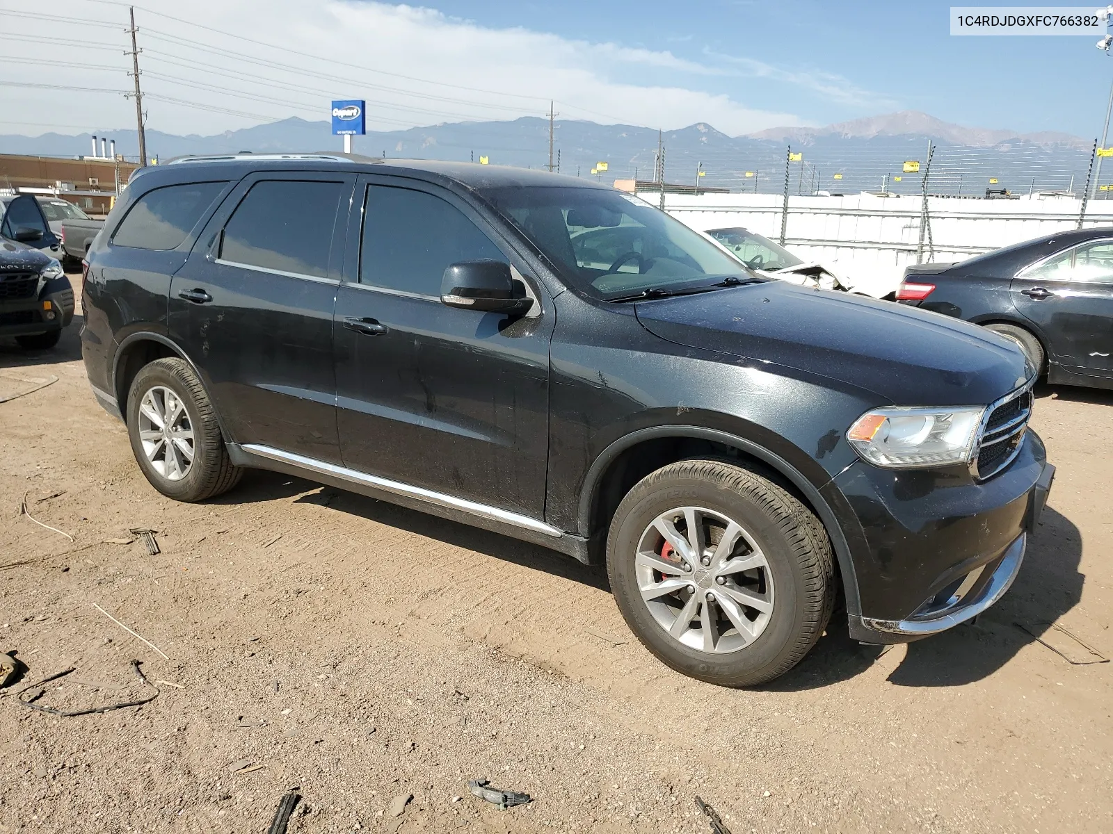 2015 Dodge Durango Limited VIN: 1C4RDJDGXFC766382 Lot: 67885324