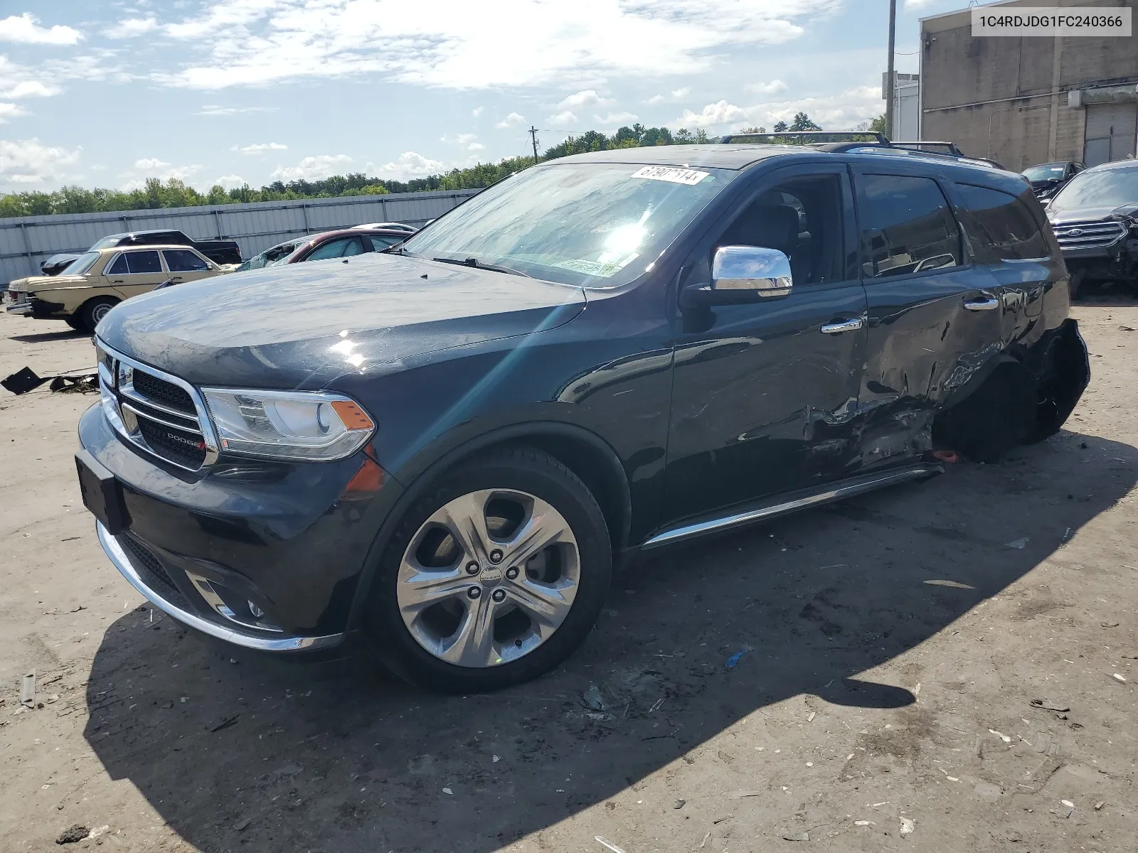 2015 Dodge Durango Limited VIN: 1C4RDJDG1FC240366 Lot: 67902514