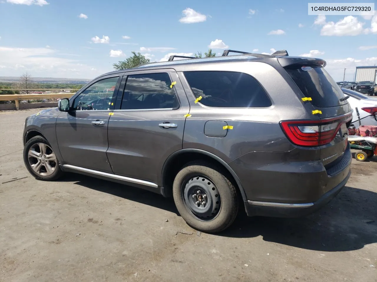 2015 Dodge Durango Sxt VIN: 1C4RDHAG5FC729320 Lot: 68299484