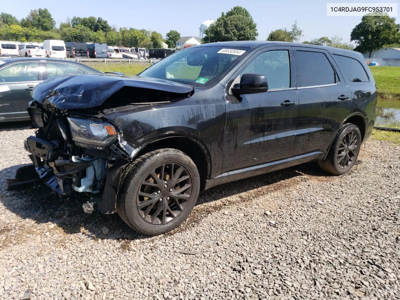 2015 Dodge Durango Sxt VIN: 1C4RDJAG9FC953701 Lot: 68630954