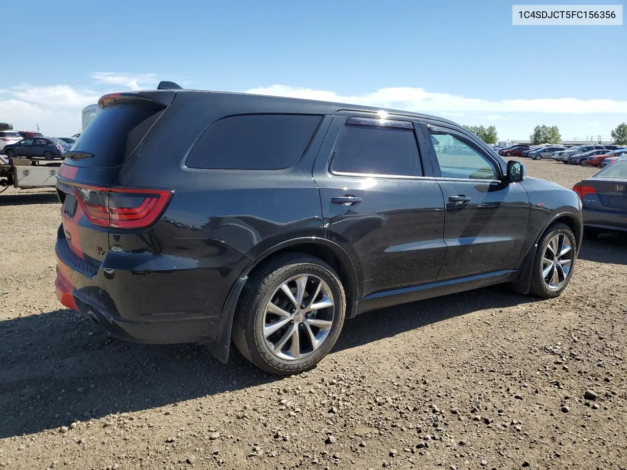 2015 Dodge Durango R/T VIN: 1C4SDJCT5FC156356 Lot: 68883854