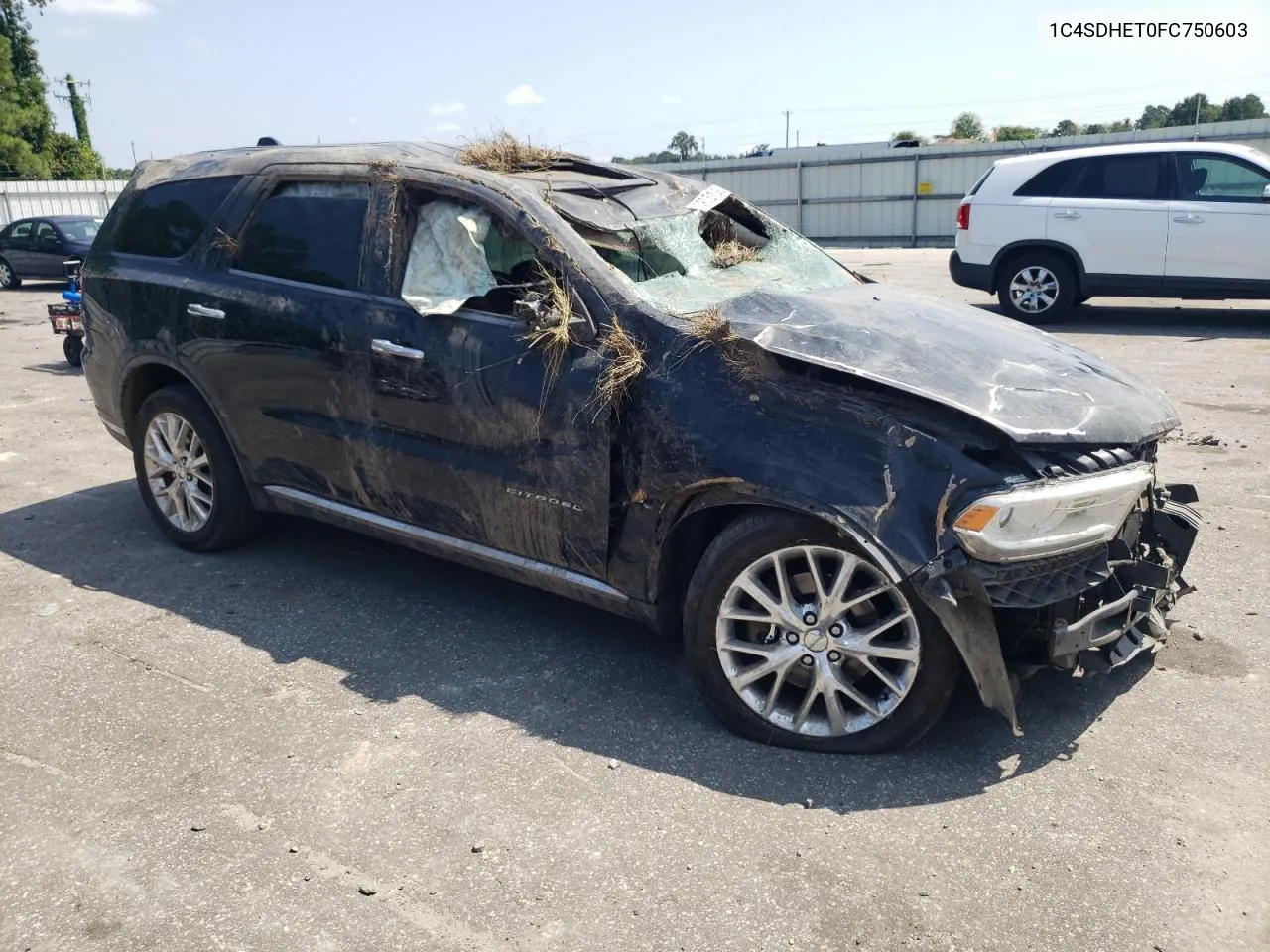 1C4SDHET0FC750603 2015 Dodge Durango Citadel