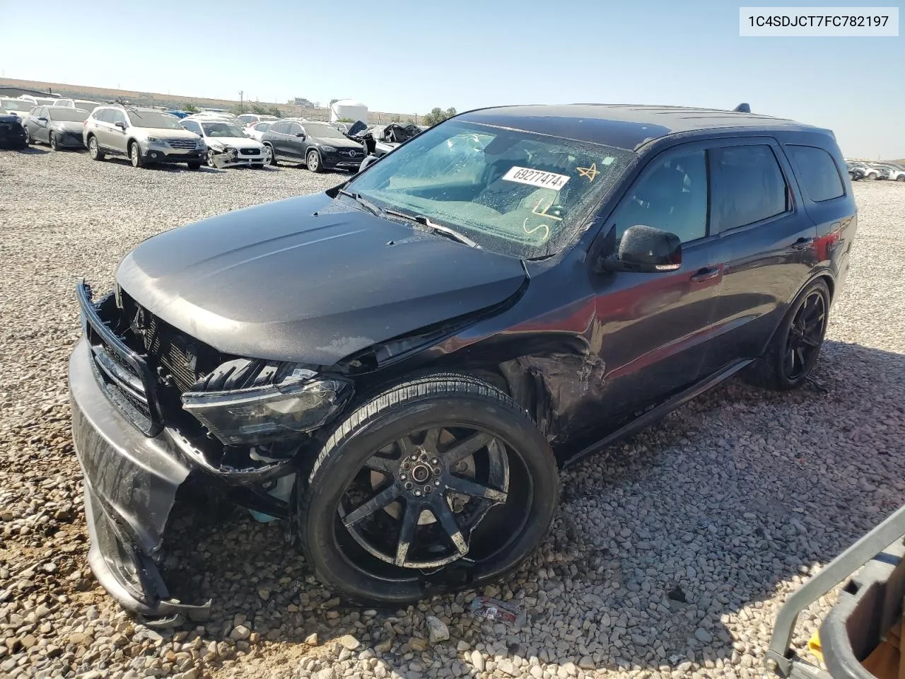 2015 Dodge Durango R/T VIN: 1C4SDJCT7FC782197 Lot: 69277474