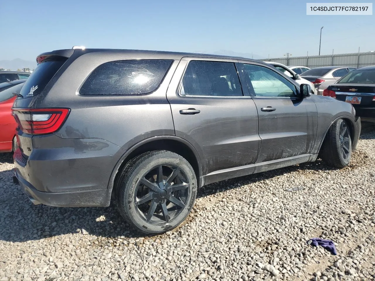 2015 Dodge Durango R/T VIN: 1C4SDJCT7FC782197 Lot: 69277474