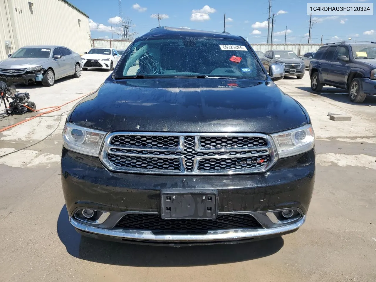 1C4RDHAG3FC120324 2015 Dodge Durango Sxt