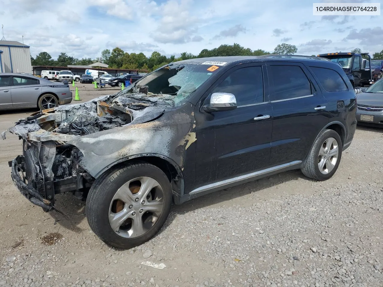 2015 Dodge Durango Sxt VIN: 1C4RDHAG5FC764228 Lot: 69423304