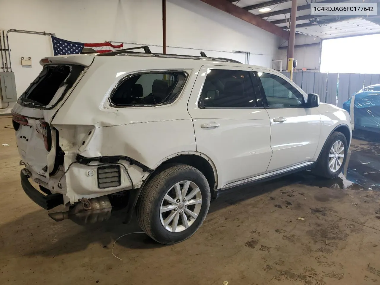 2015 Dodge Durango Sxt VIN: 1C4RDJAG6FC177642 Lot: 70002404