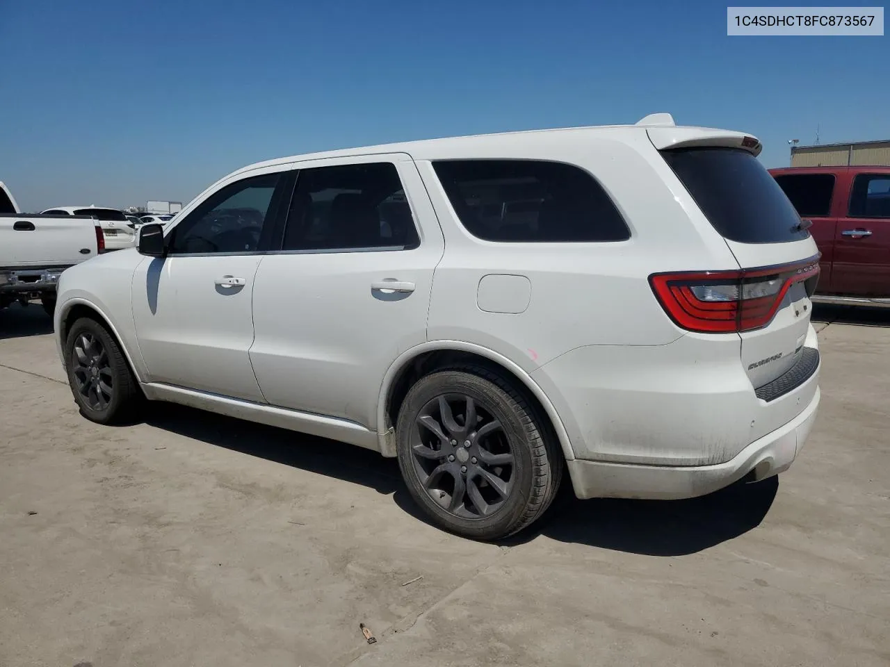 2015 Dodge Durango R/T VIN: 1C4SDHCT8FC873567 Lot: 70300044