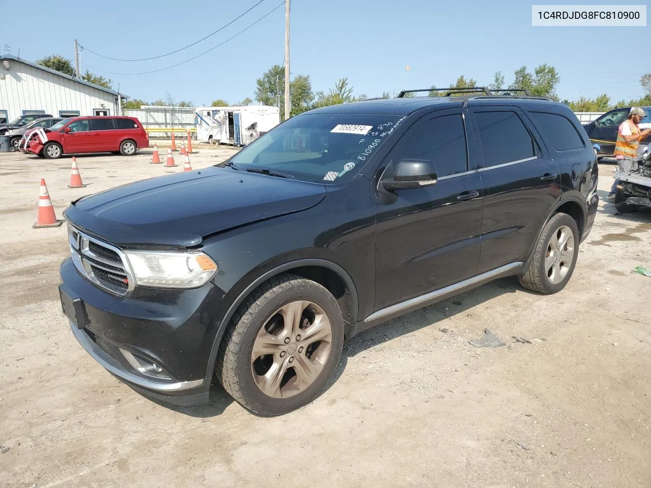 2015 Dodge Durango Limited VIN: 1C4RDJDG8FC810900 Lot: 70582914