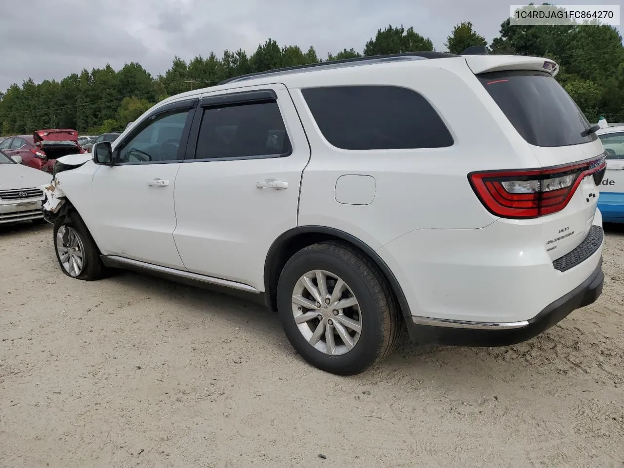 2015 Dodge Durango Sxt VIN: 1C4RDJAG1FC864270 Lot: 70677194