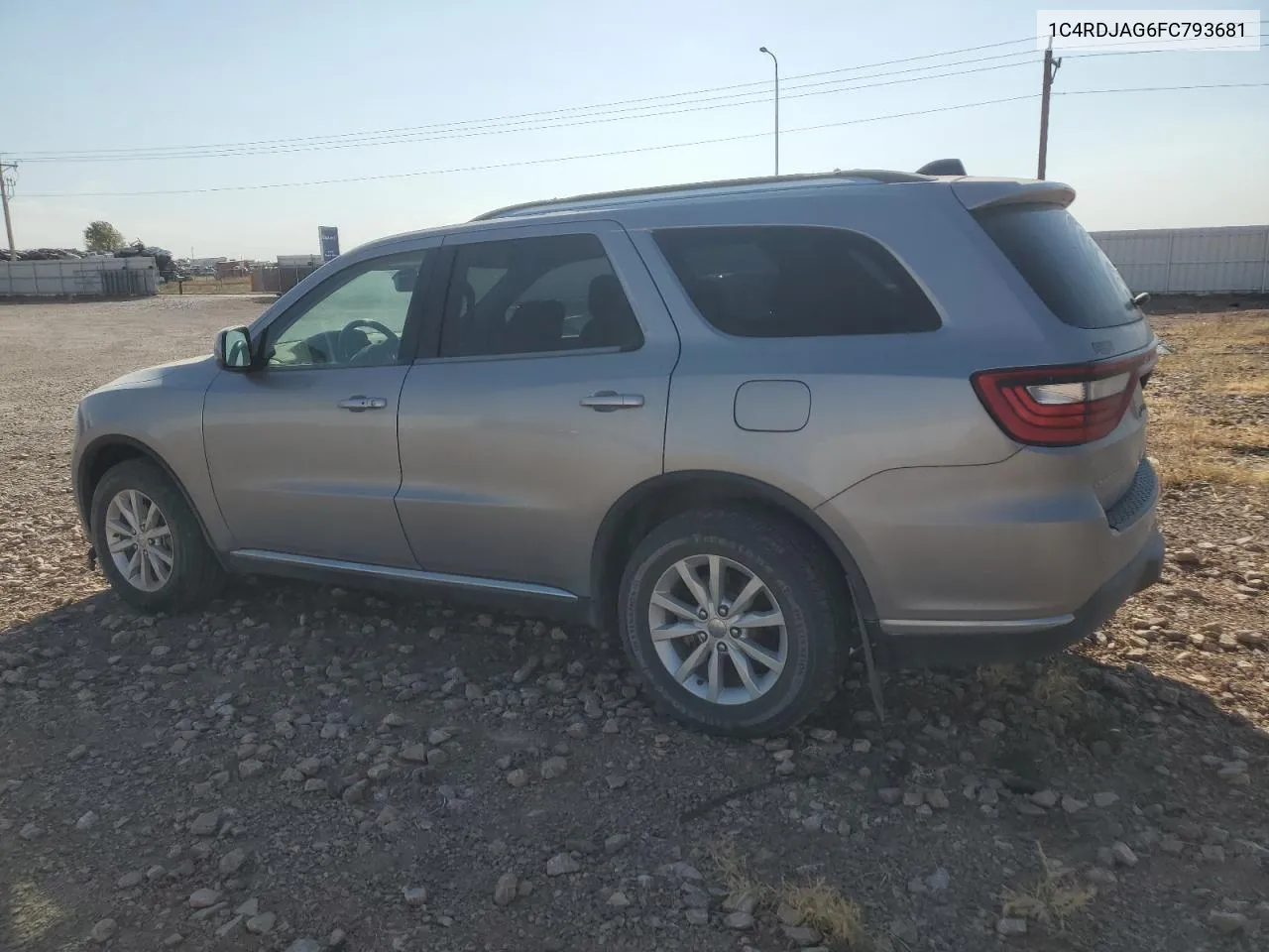 2015 Dodge Durango Sxt VIN: 1C4RDJAG6FC793681 Lot: 70795604