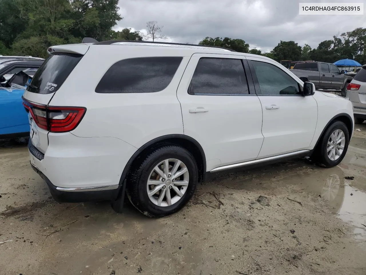 2015 Dodge Durango Sxt VIN: 1C4RDHAG4FC863915 Lot: 70819104