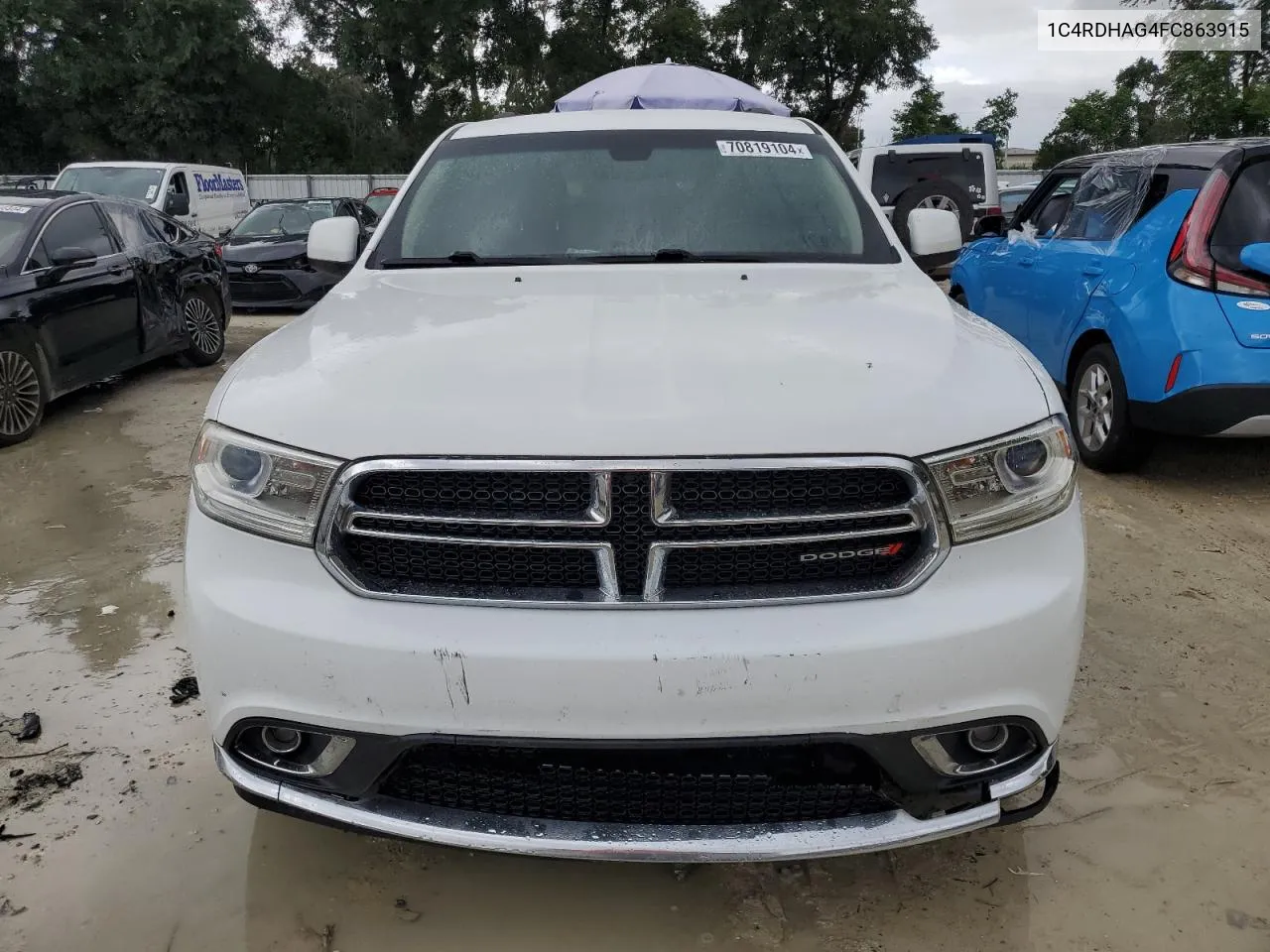 2015 Dodge Durango Sxt VIN: 1C4RDHAG4FC863915 Lot: 70819104