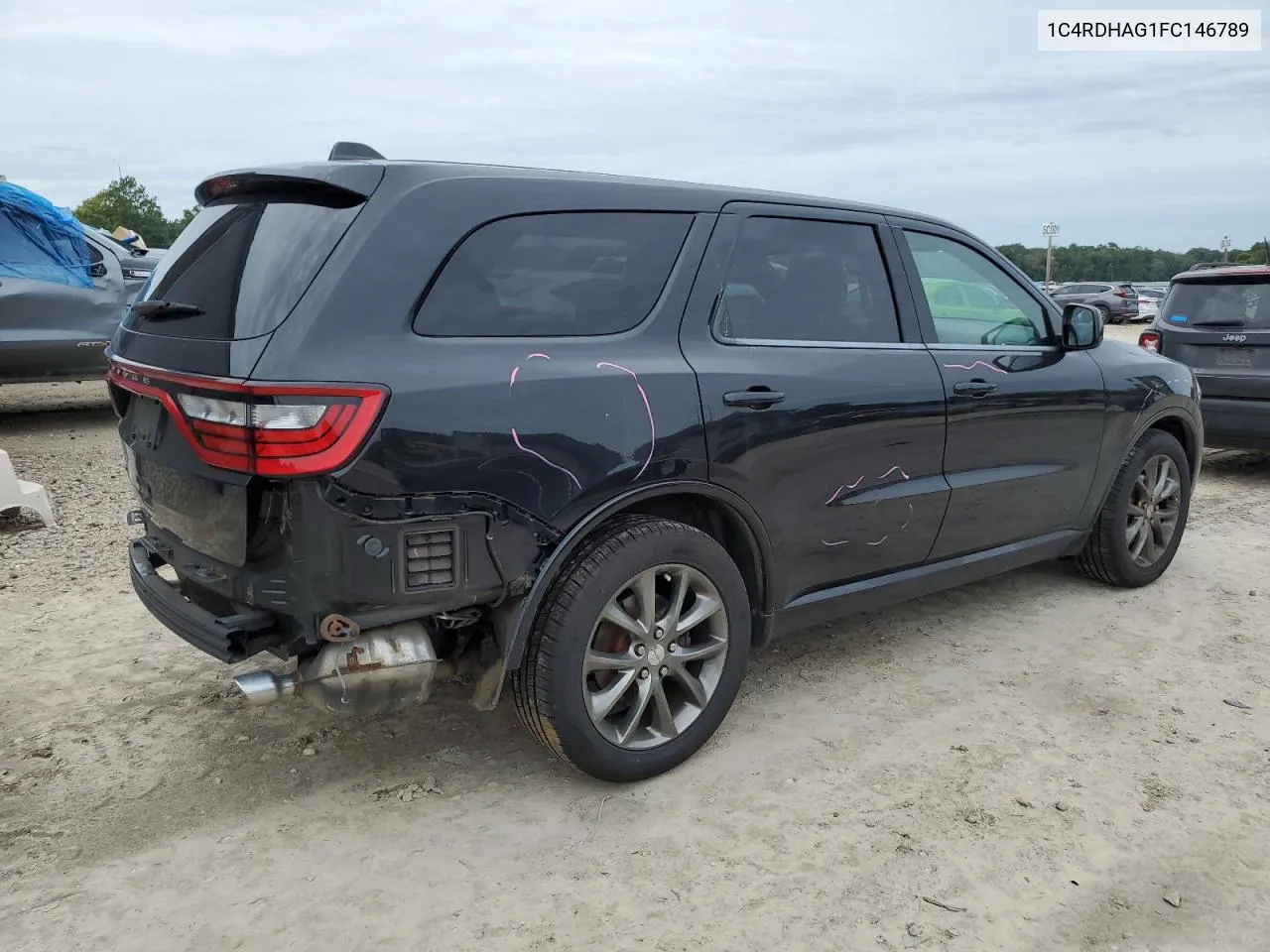 2015 Dodge Durango Sxt VIN: 1C4RDHAG1FC146789 Lot: 70892464