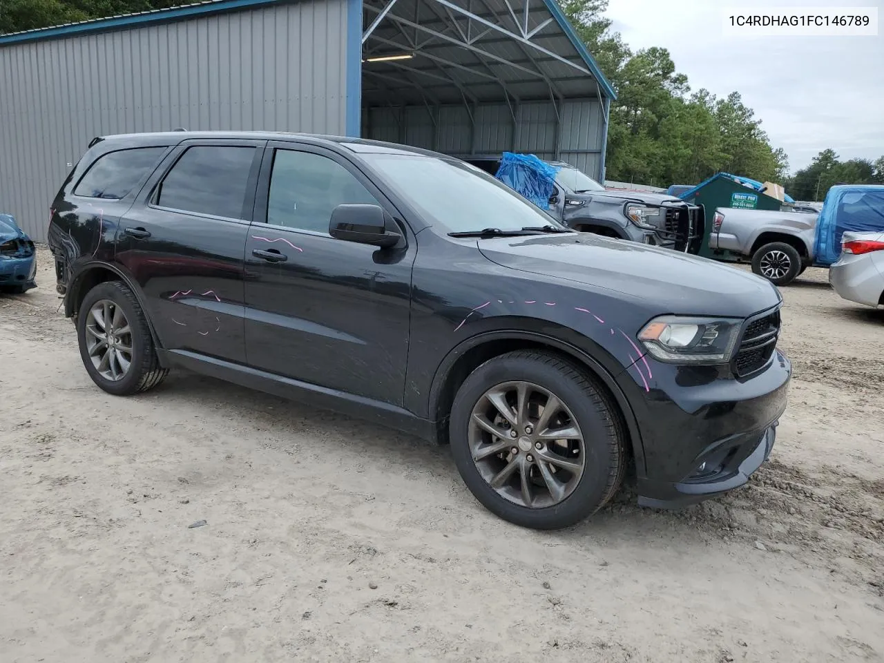 2015 Dodge Durango Sxt VIN: 1C4RDHAG1FC146789 Lot: 70892464