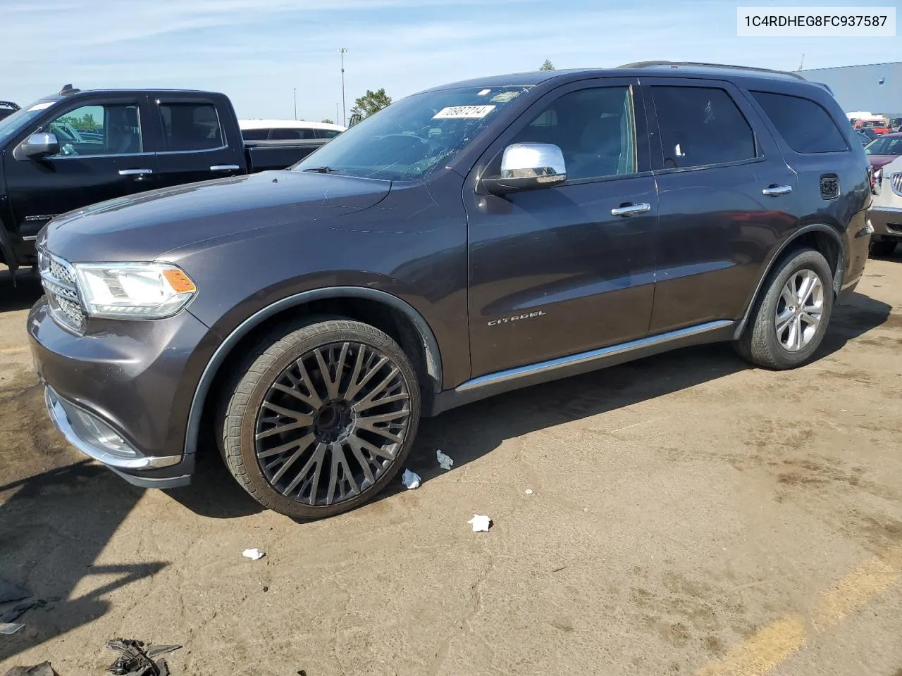 1C4RDHEG8FC937587 2015 Dodge Durango Citadel