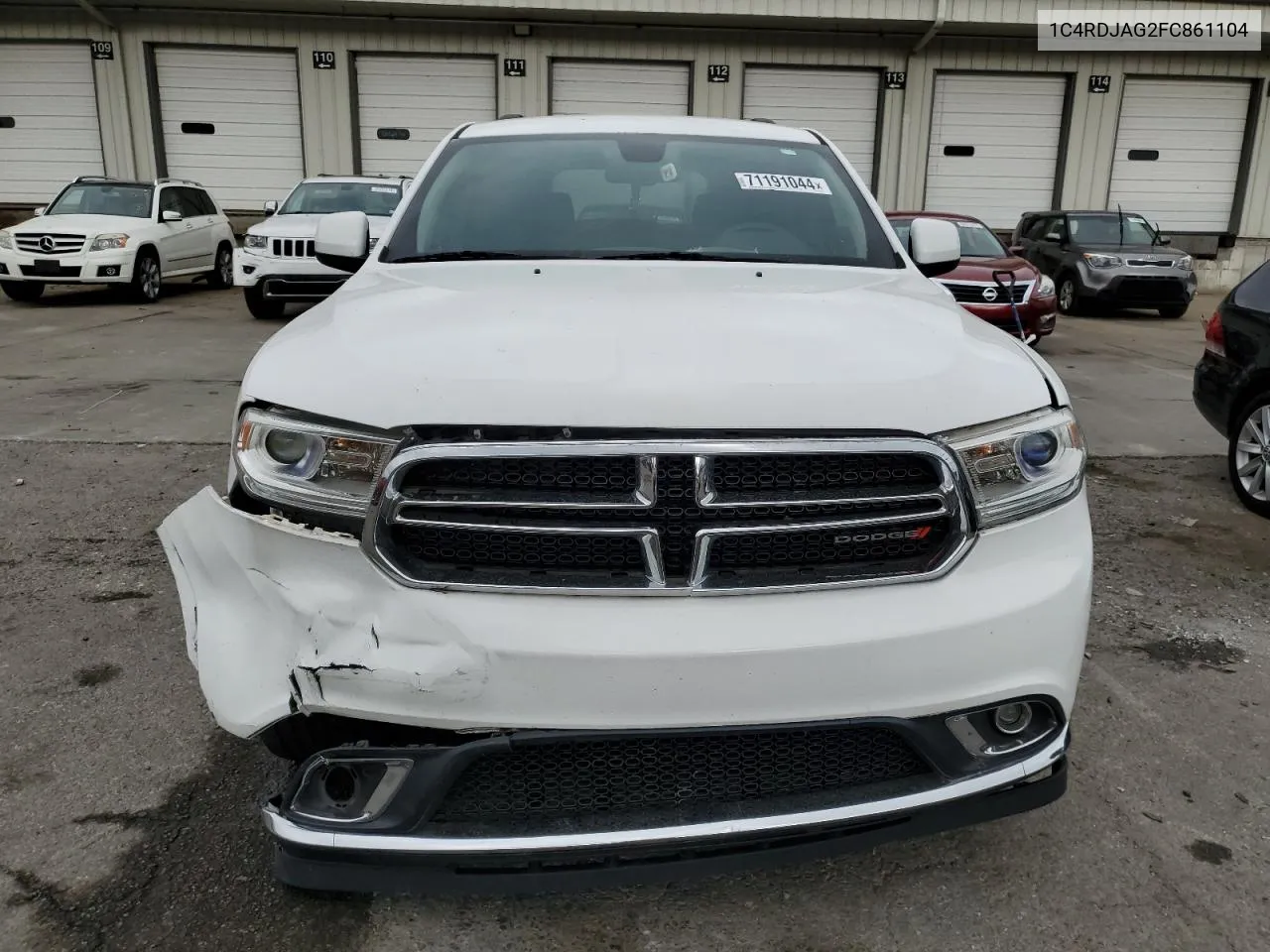 1C4RDJAG2FC861104 2015 Dodge Durango Sxt