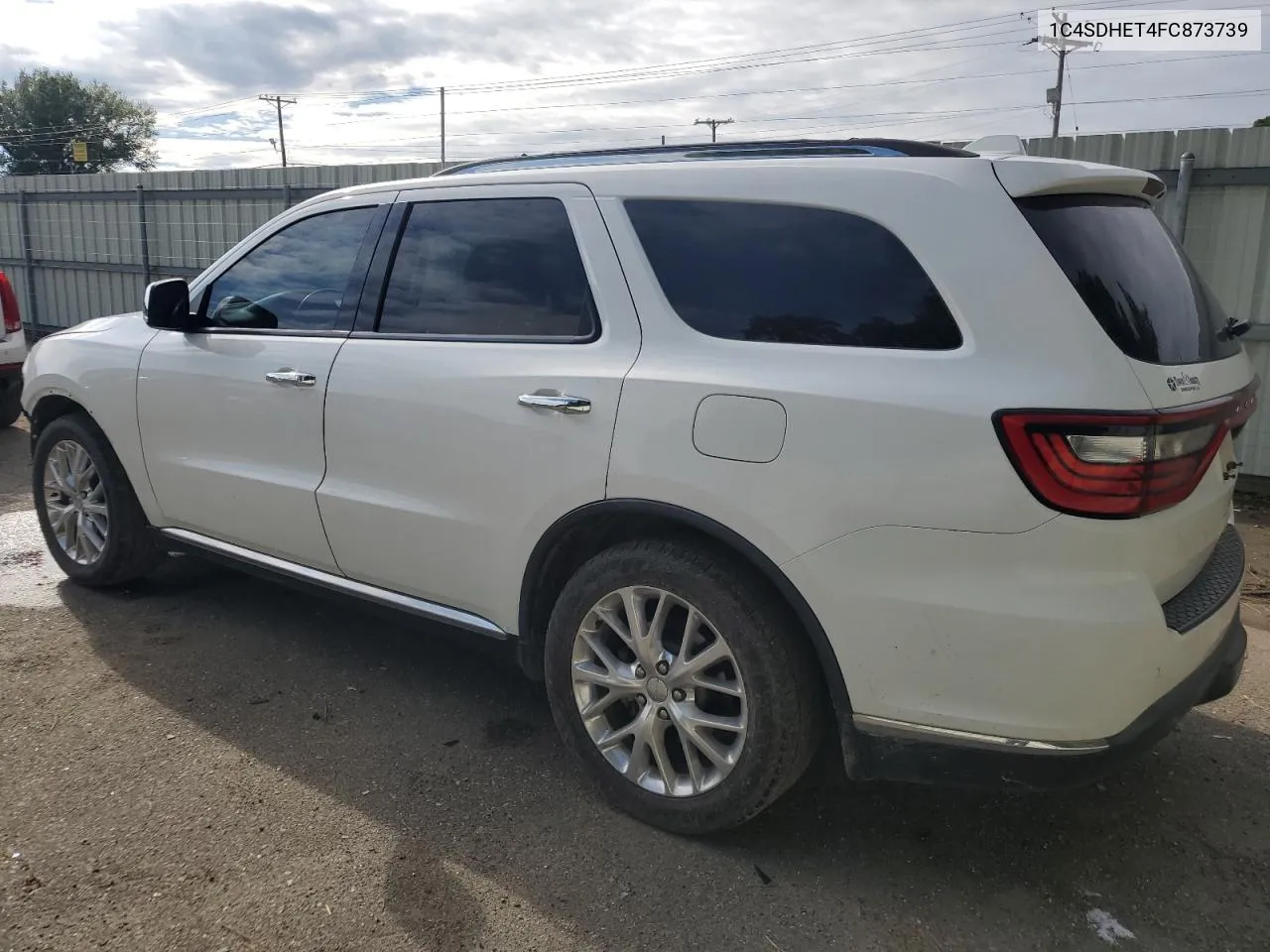 2015 Dodge Durango Citadel VIN: 1C4SDHET4FC873739 Lot: 71196544