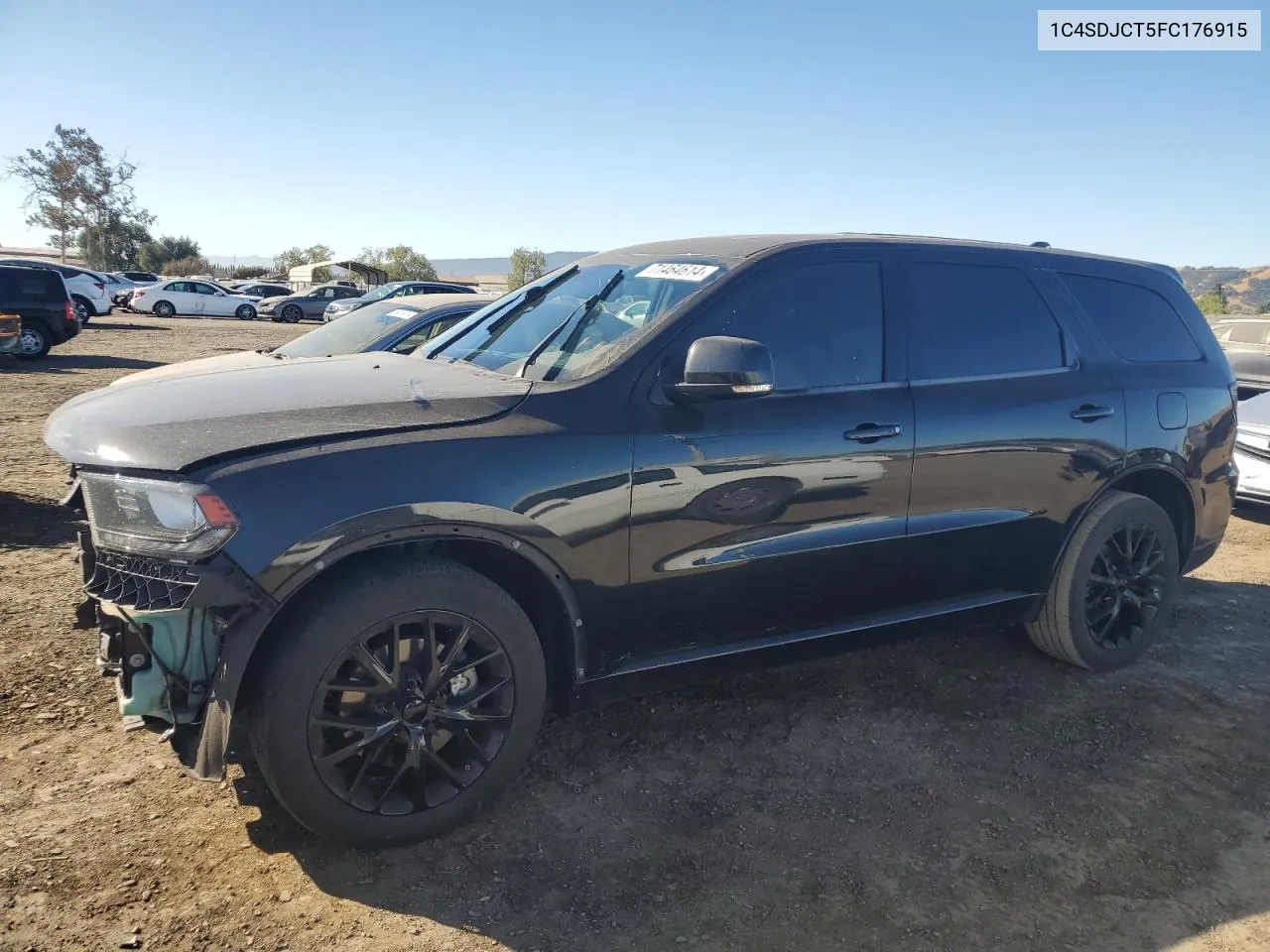 2015 Dodge Durango R/T VIN: 1C4SDJCT5FC176915 Lot: 71464614