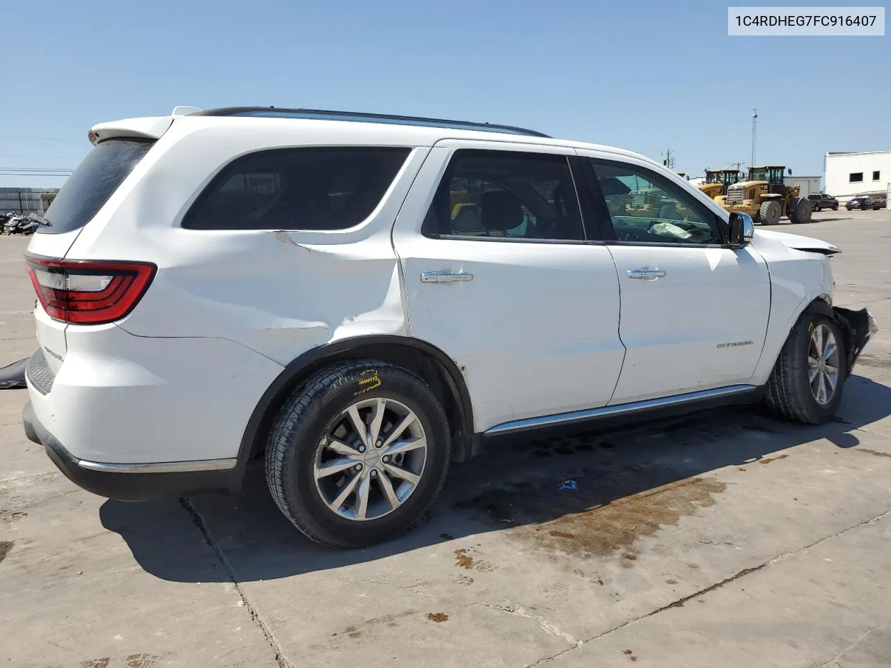 2015 Dodge Durango Citadel VIN: 1C4RDHEG7FC916407 Lot: 71620614