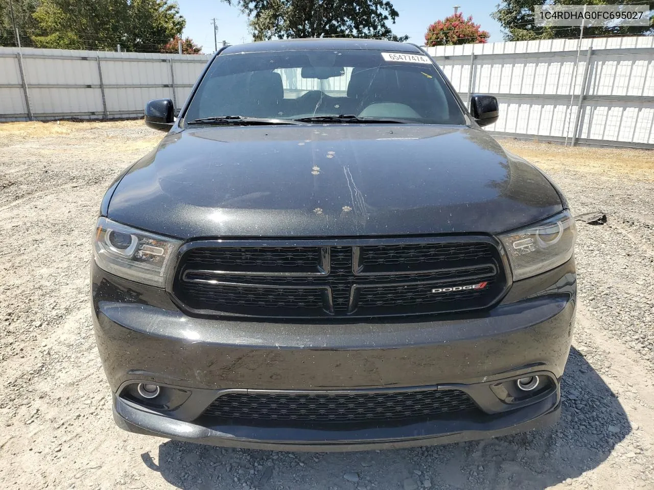 2015 Dodge Durango Sxt VIN: 1C4RDHAG0FC695027 Lot: 71676934