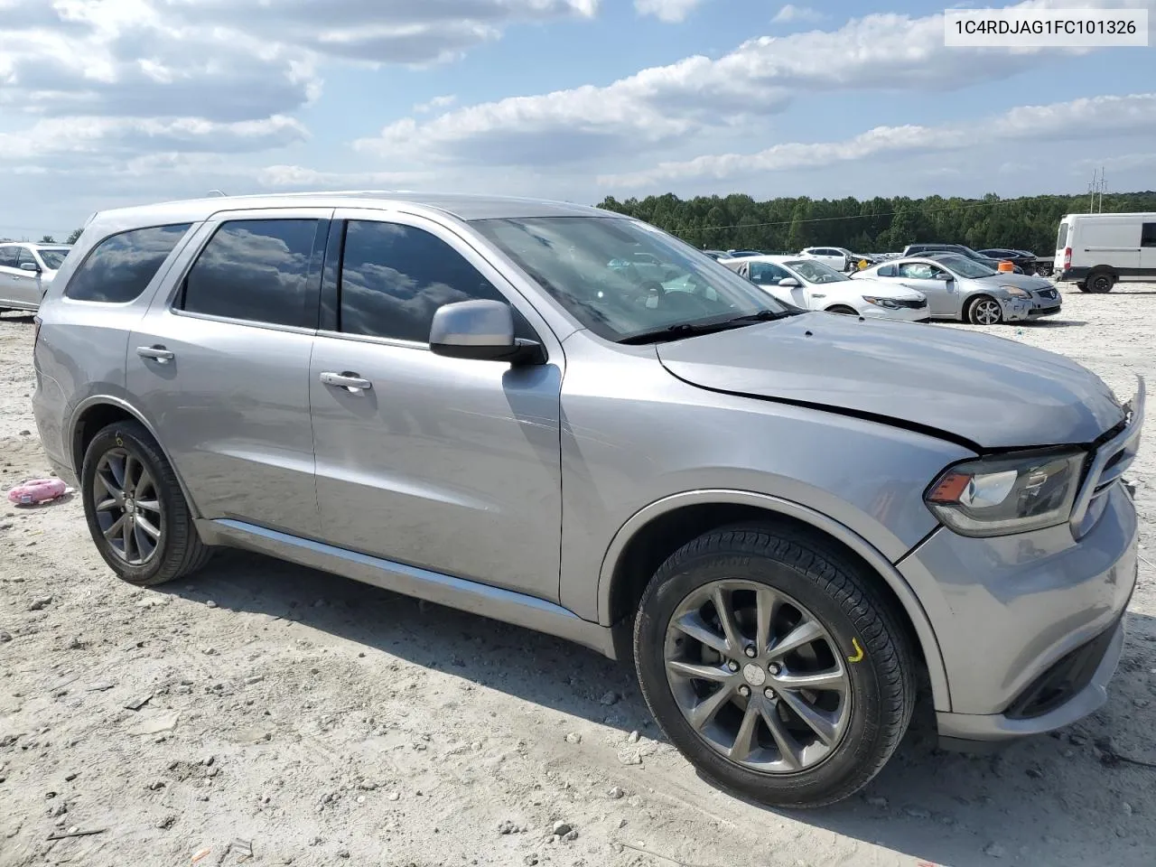 2015 Dodge Durango Sxt VIN: 1C4RDJAG1FC101326 Lot: 71721744