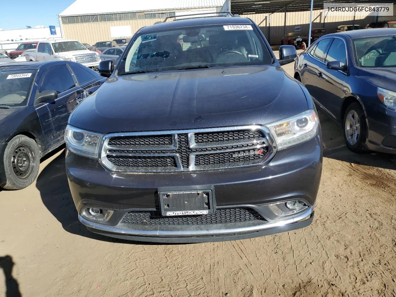 1C4RDJDG6FC843779 2015 Dodge Durango Limited