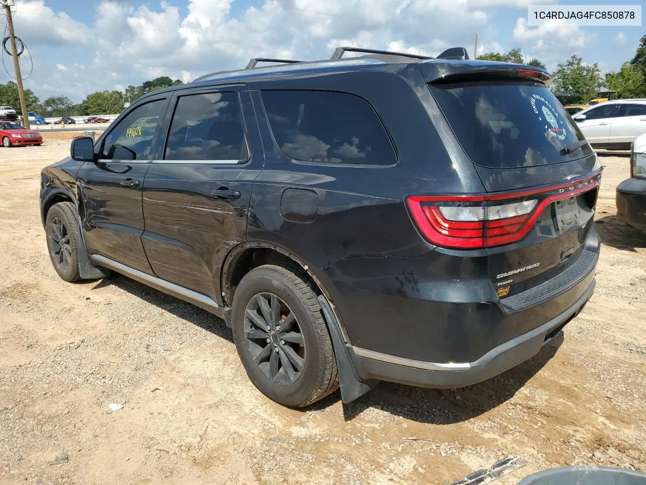 2015 Dodge Durango Sxt VIN: 1C4RDJAG4FC850878 Lot: 72078624