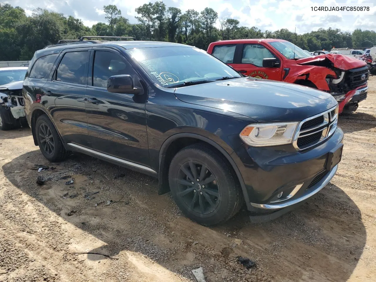 2015 Dodge Durango Sxt VIN: 1C4RDJAG4FC850878 Lot: 72078624