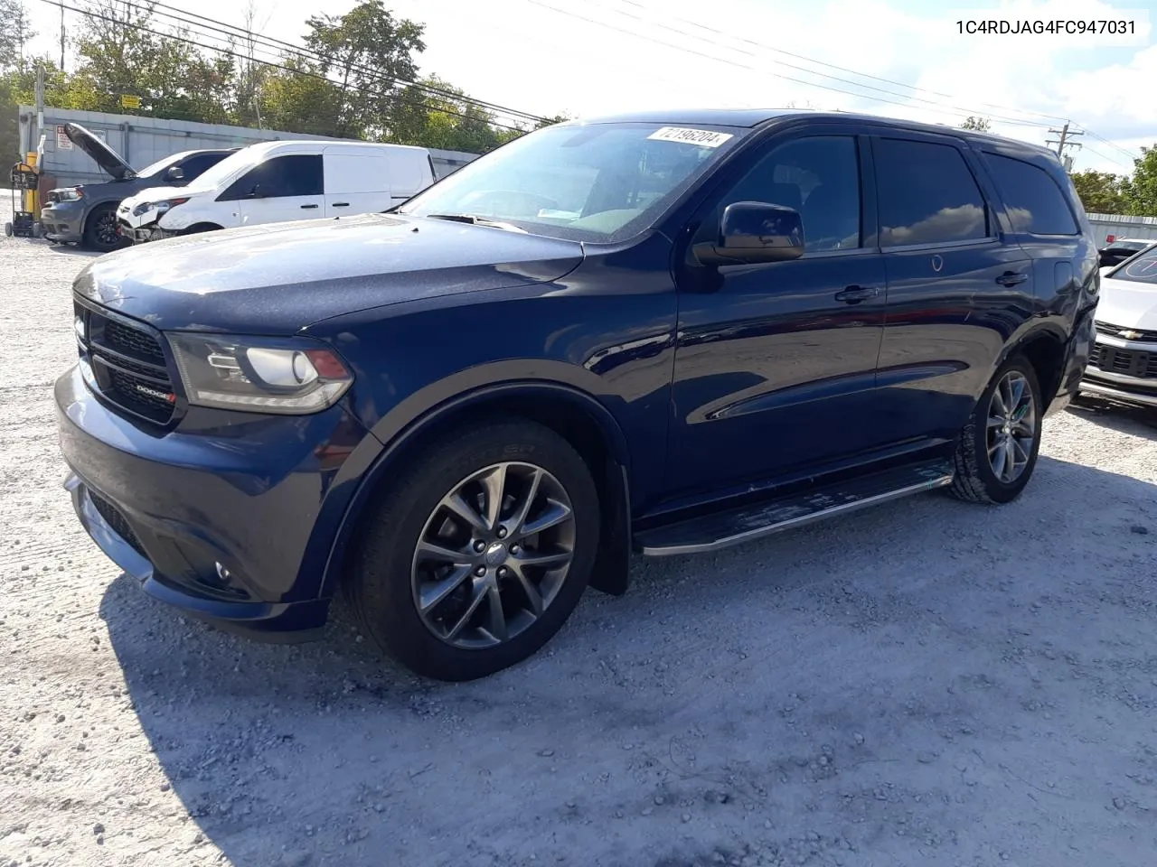 2015 Dodge Durango Sxt VIN: 1C4RDJAG4FC947031 Lot: 72196204