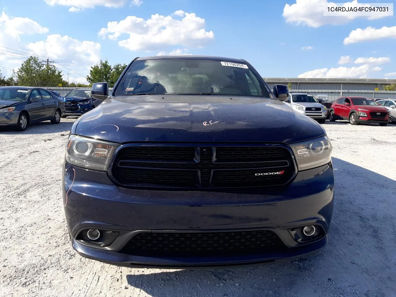 1C4RDJAG4FC947031 2015 Dodge Durango Sxt