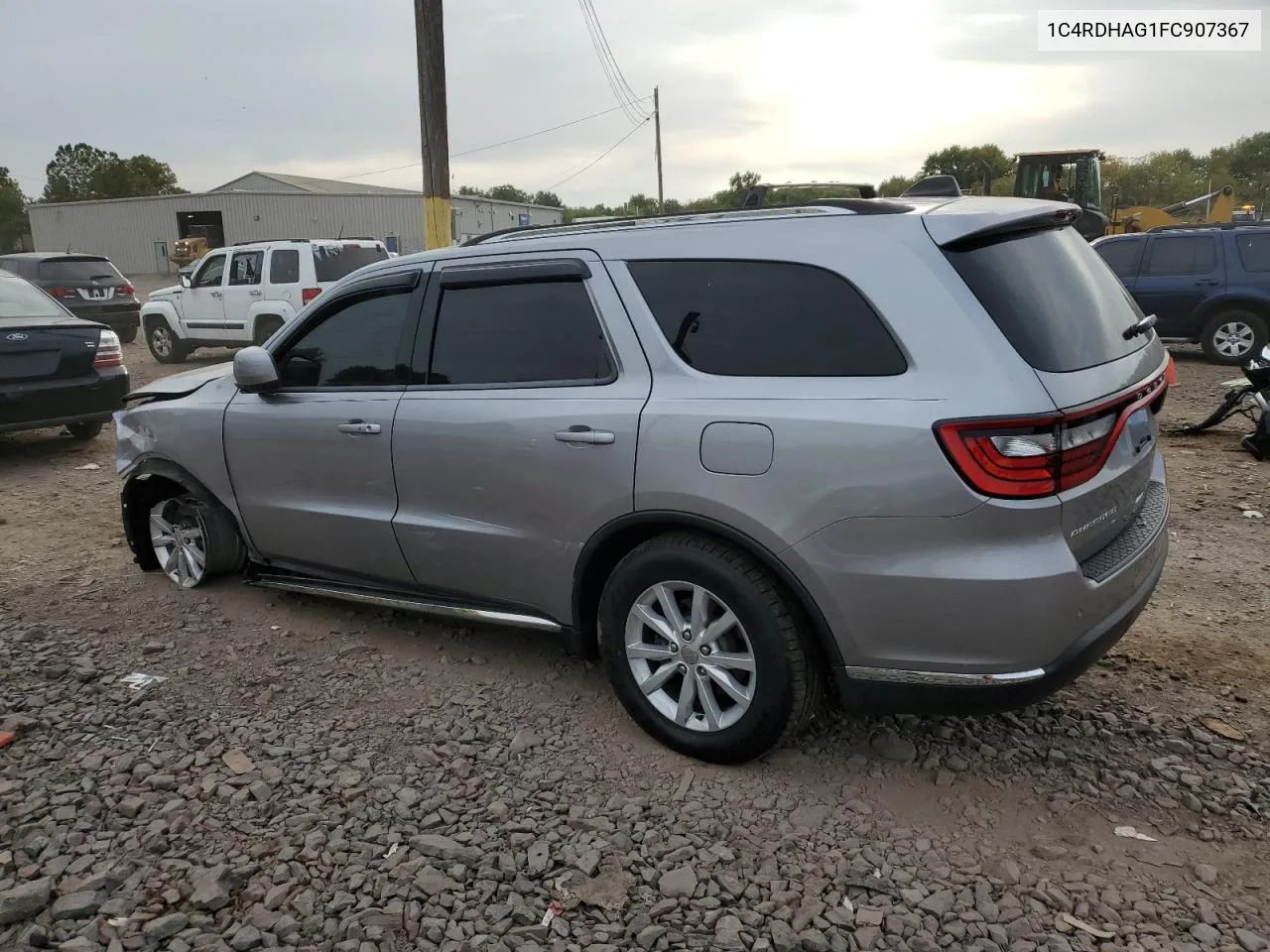 2015 Dodge Durango Sxt VIN: 1C4RDHAG1FC907367 Lot: 72202474