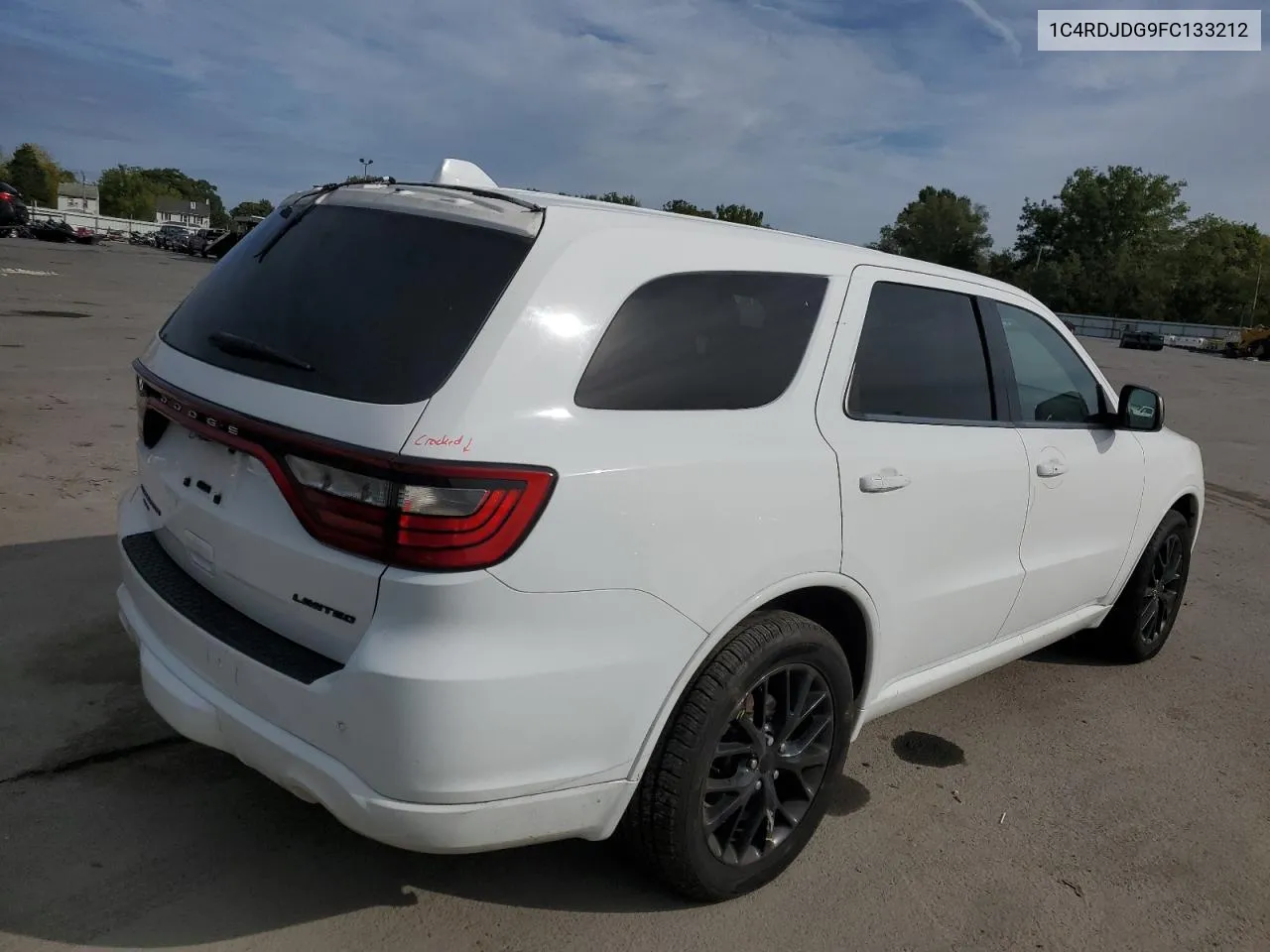 2015 Dodge Durango Limited VIN: 1C4RDJDG9FC133212 Lot: 72237324