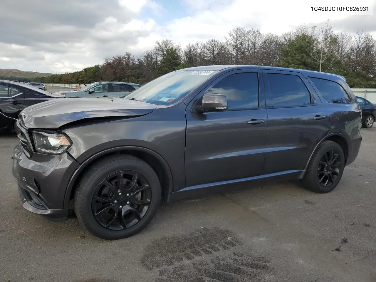 2015 Dodge Durango R/T VIN: 1C4SDJCT0FC826931 Lot: 72392444