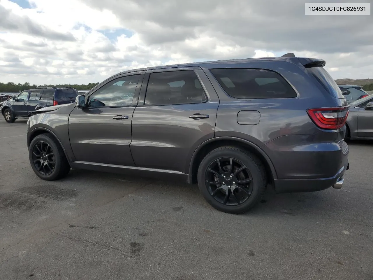 2015 Dodge Durango R/T VIN: 1C4SDJCT0FC826931 Lot: 72392444