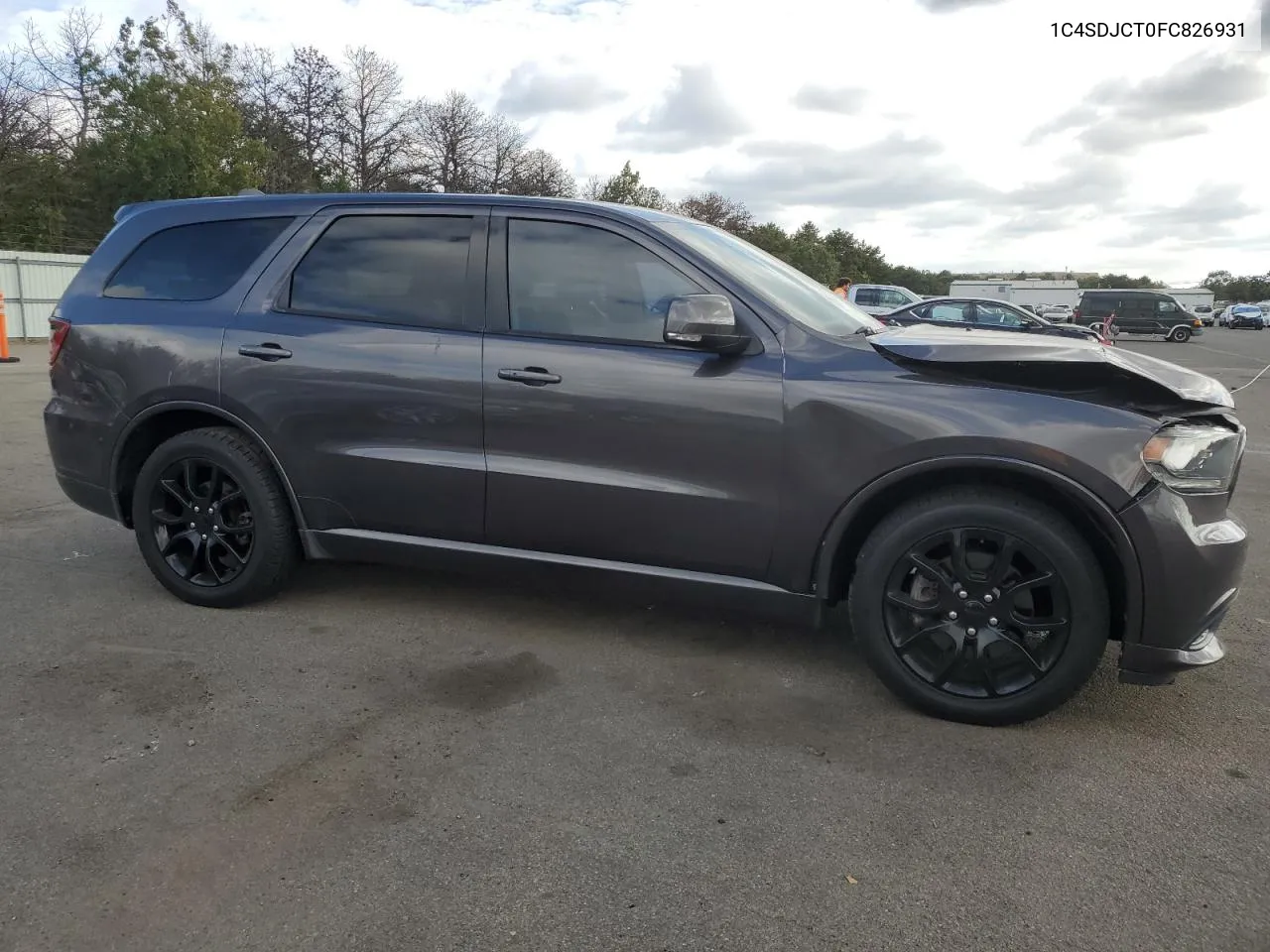 2015 Dodge Durango R/T VIN: 1C4SDJCT0FC826931 Lot: 72392444