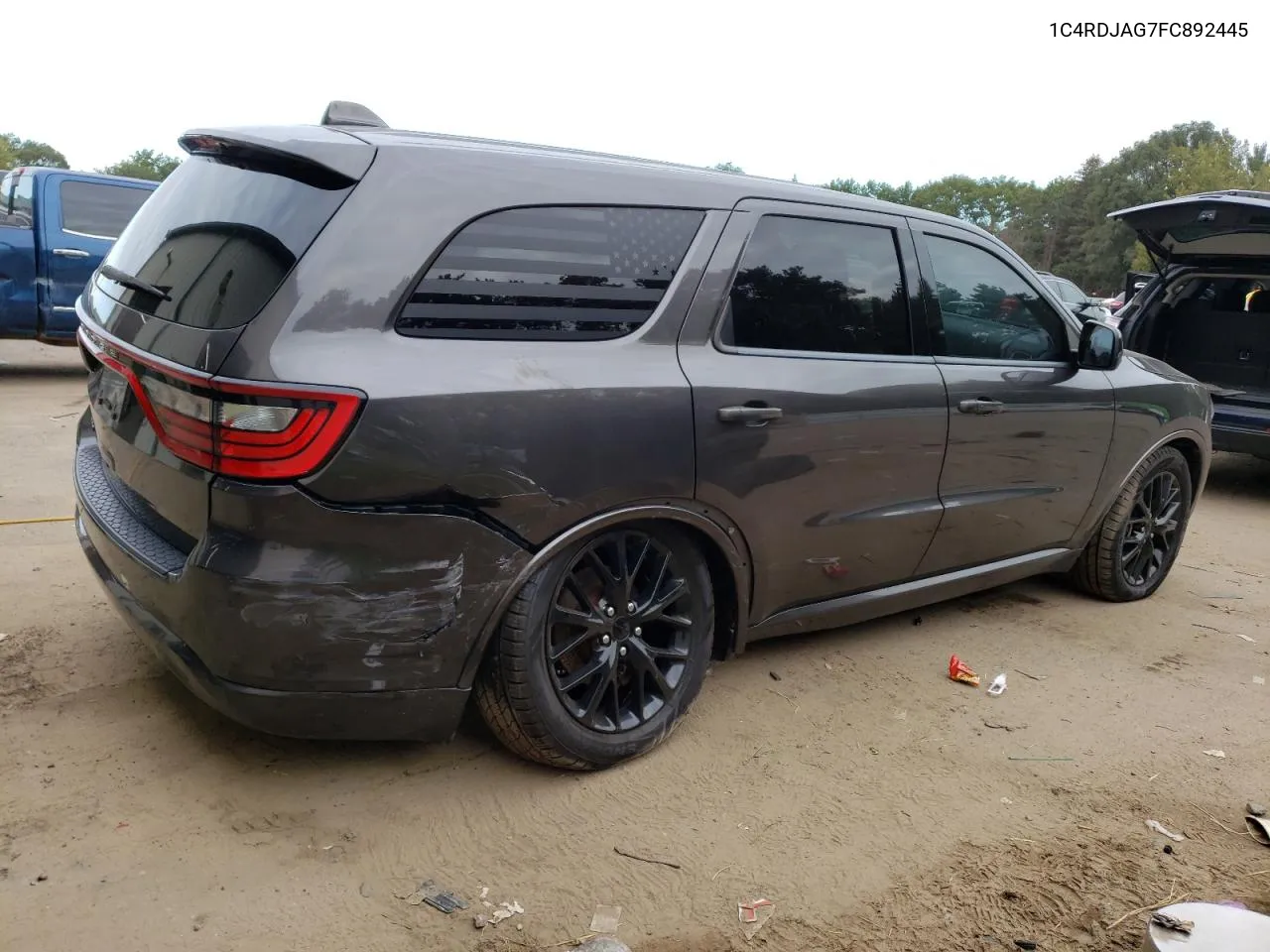 2015 Dodge Durango Sxt VIN: 1C4RDJAG7FC892445 Lot: 72755024